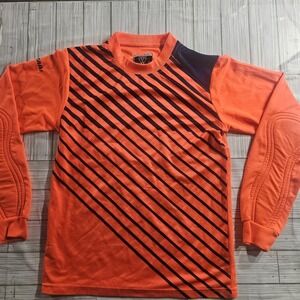 Vizari Soccer Collection Youth XL jersey Orange padded elbows.